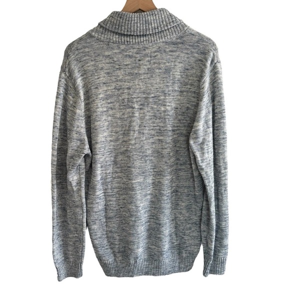 Even Tide Shawl Collar Sweater Men Size M Toggle Button Pullover Office Casual - Picture 7 of 16